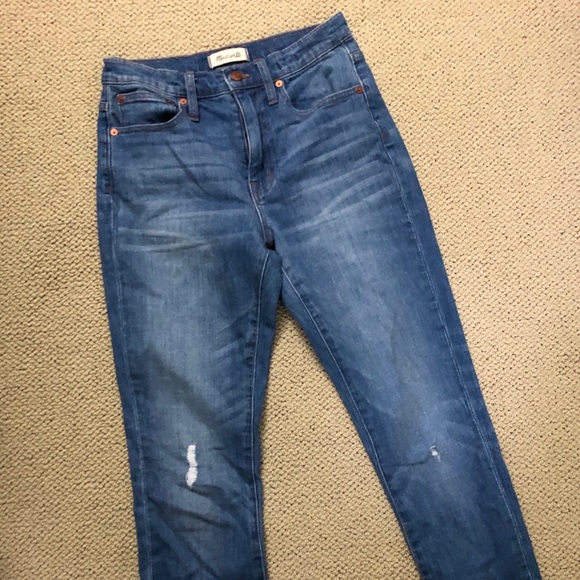 Madewell High Rise Slim Crop Boy Jean - Picture 1 of 3